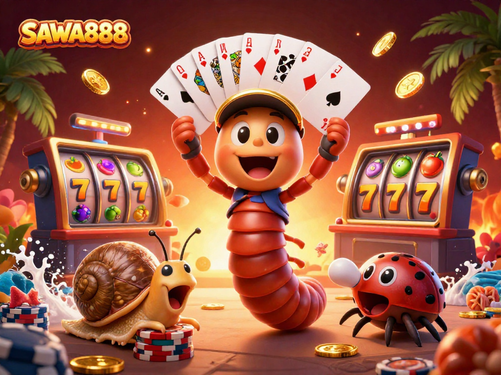 Experience thrilling gameplay at SAWA888 with diverse slot games, expert dealers, and vibrant casino excitement.