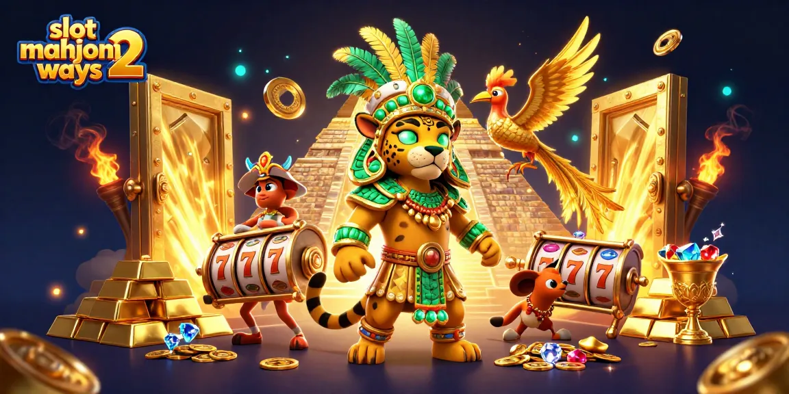 Experience the excitement of slot mahjong ways 2 with vibrant 3D art showcasing gold treasures and stunning characters.