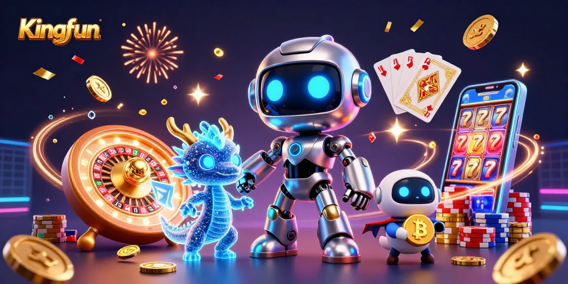 Engage thrilling casino action at Kingfun with vibrant 3D characters and dynamic gaming elements.