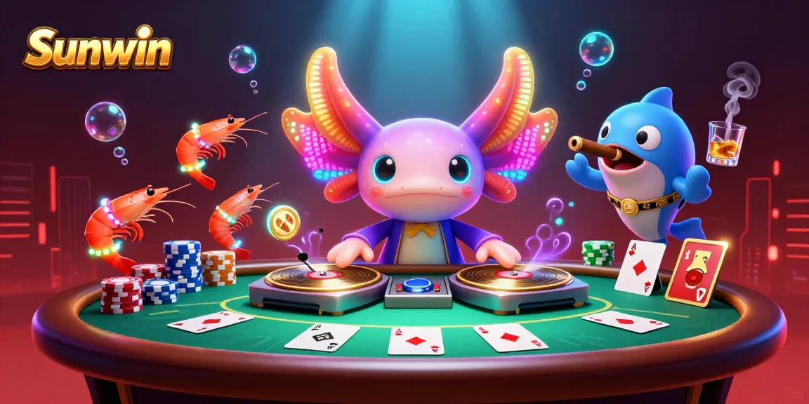 Experience thrilling games at Sunwin with a vibrant underwater casino scene.